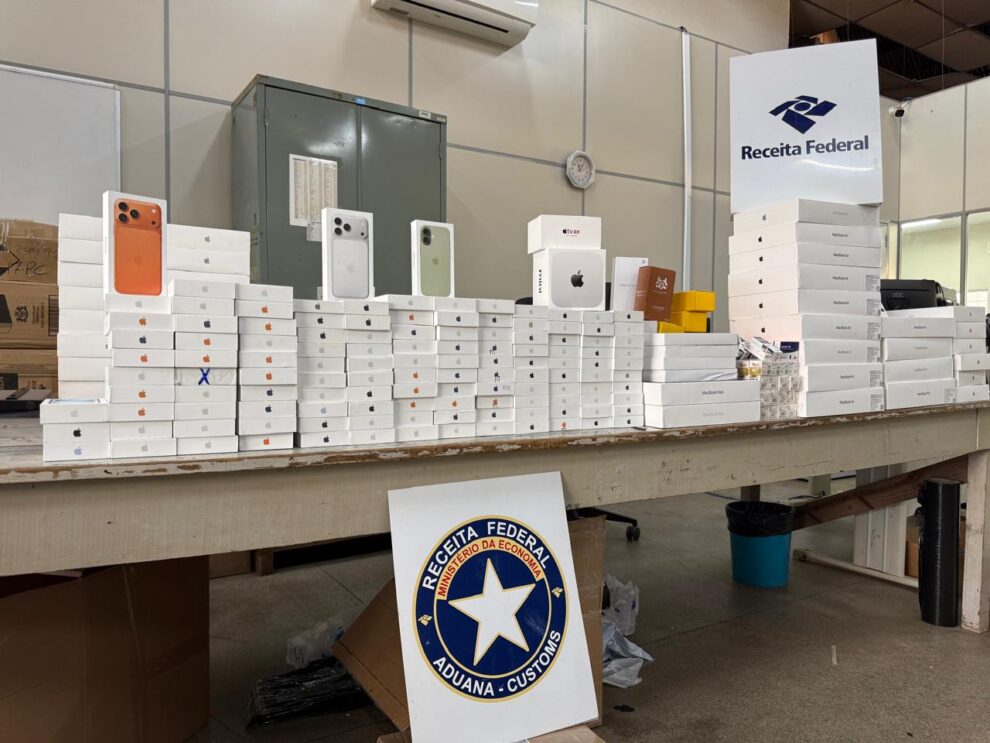 Receita Federal apreende carga de R$ 1,08 milhão