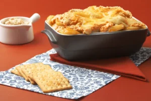 Receita para uma refeição deliciosa: Batata gratinada ao molho cremoso