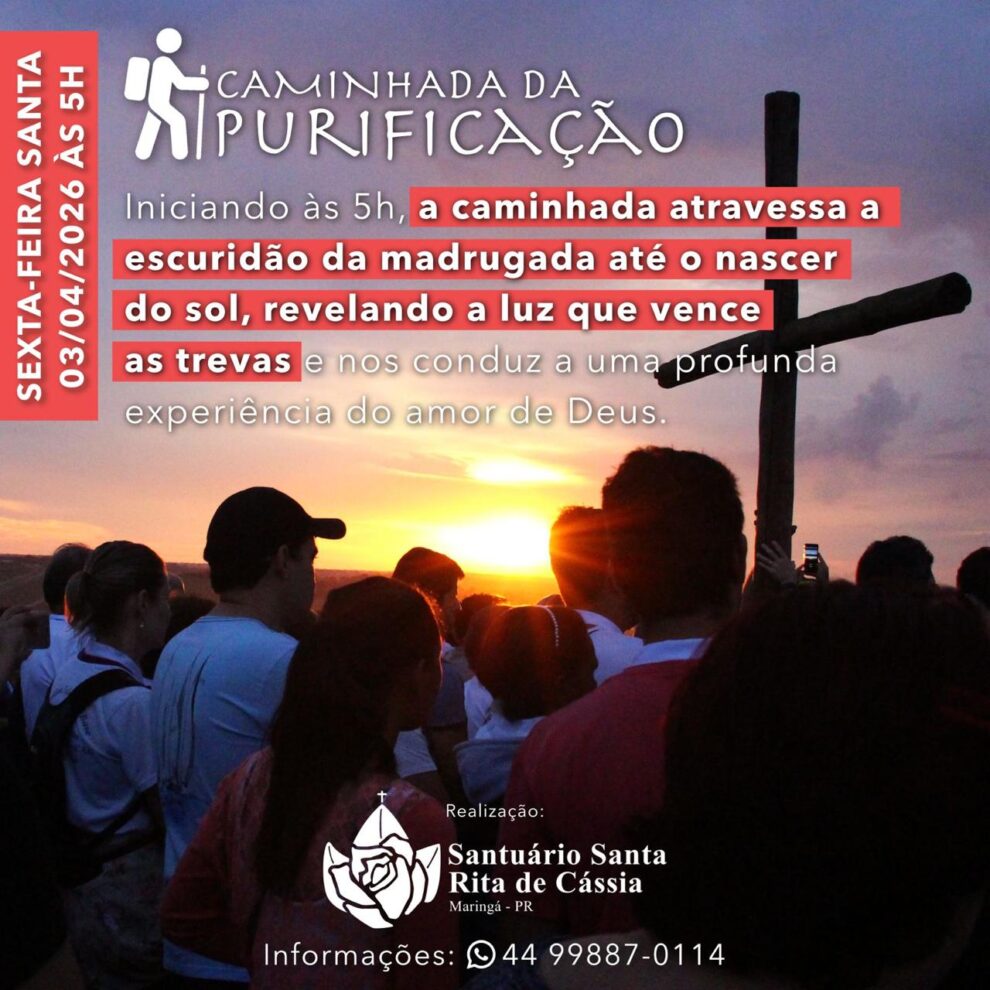Santuário Santa Rita promove 24ª Caminhada da Purificação