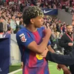 Yamal ignora Flick e deixa campo furioso após vitória do Barça; Veja