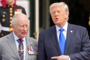 Charles teria ficado enojado ao descobrir que é primo de Trump, diz site
