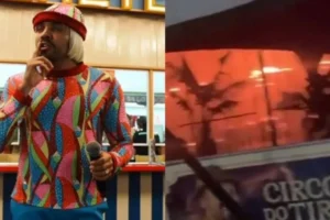 Circo de Tirullipa pega fogo em Natal (RN), e humorista lamenta pelas redes sociais