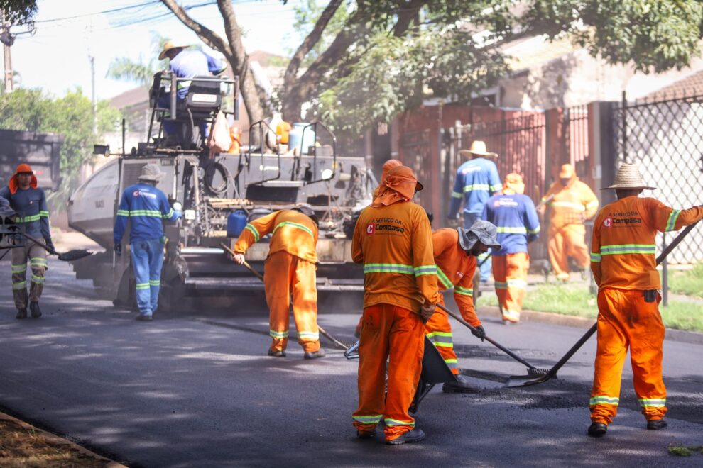 Em 1 ano e meio, Maringá atinge quase 100km de recape asfáltico em vias urbanas