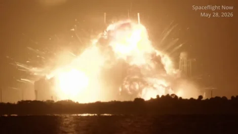 Foguete New Glenn explode durante teste da Blue Origin na Flórida