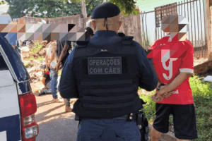 Foragido da Justiça é preso durante patrulhamento no Parque Hortência, em Maringá