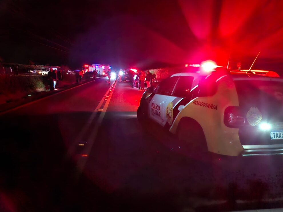 Grave capotamento na PR-546 deixa dois mortos e três feridos na região de Itambé