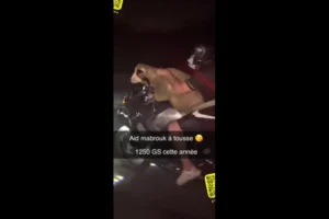 Homem é filmado transportando ovelha em moto na França; vídeo