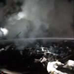 Incêndio atinge ferro-velho em Paiçandu; materiais recicláveis foram tomados pelas chamas