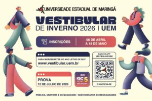 Inscrições para o Vestibular de Inverno 2026 da UEM entram na reta final