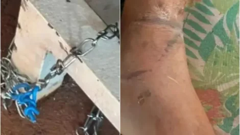 Mãe presa por manter filho acorrentado não mostrou arrependimento