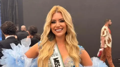 Miss Brasil leva tombo no palco durante competição internacional; assista