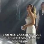 Noiva joga “Mounjaro” no lugar do buquê e viraliza; veja