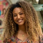 Sheron Menezzes grava cena de acidente para a próxima novela das 19h em rua do Rio de Janeiro