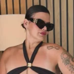 Thais Carla posa de maiô e mostra antes e depois após perder 101 kg