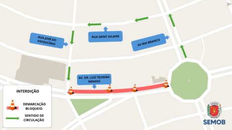 Trecho da Avenida Luiz Teixeira Mendes será interditado para recapeamento nesta terça-feira (12)