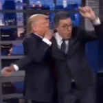 Trump publica vídeo de IA em que atira apresentador em lata de lixo