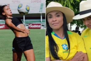 Alice Carvalho veste a camisa de Marta e inicia gravações no Brasil