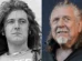 Antes e depois dos astros do Rock