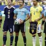 CBF envia ofício contestando gol anulado de Vini Jr. contra Escócia