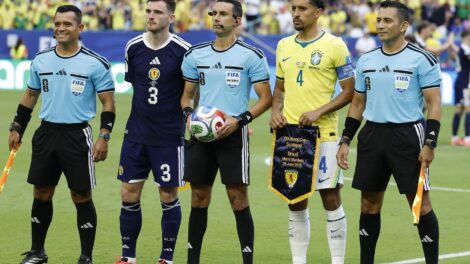 CBF envia ofício contestando gol anulado de Vini Jr. contra Escócia