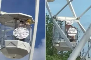Casal é filmado fazendo sexo em roda-gigante durante festival de Rock