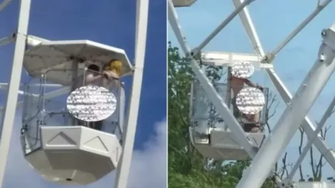 Casal é filmado fazendo sexo em roda-gigante durante festival de Rock