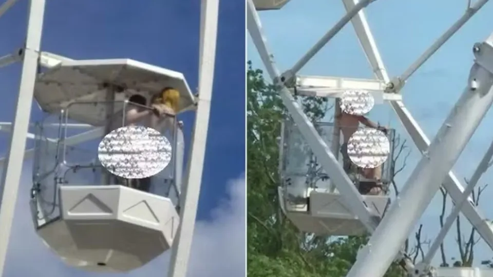 Casal é filmado fazendo sexo em roda-gigante durante festival de Rock