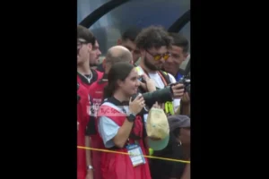 Engano no momento do hino da Argentina gerou reações curiosas do plantel