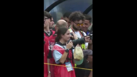 Engano no momento do hino da Argentina gerou reações curiosas do plantel