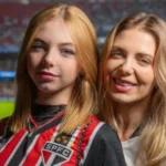 Filha de Sheila Mello brinca com fama da mãe em show de Matuê: 'Ninguém te conhece aqui'