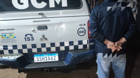 Guarda Municipal prende homem no Conjunto Requião com mandado de prisão em aberto