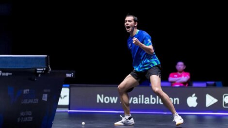 Hugo Calderano cai na final e perde chance do tri no WTT da Eslovênia