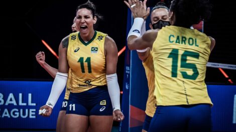Invicto, Brasil encara campeãs olímpicas na Liga das Nações de Vôlei
