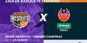 LBF: TV Brasil transmite Sodiê Mesquita x Unimed Campinas no domingo