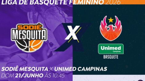LBF: TV Brasil transmite Sodiê Mesquita x Unimed Campinas no domingo