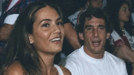 Luiza Brunet resgata foto com Ayrton Senna e Xuxa comenta publicação