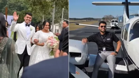 Noivo morre em queda de helicóptero após festa de casamento nos EUA