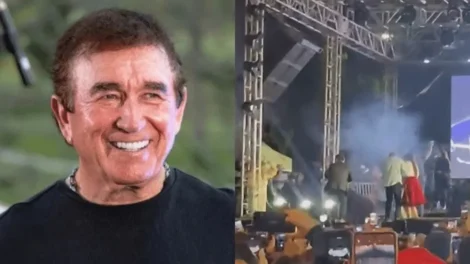 Palco desaba durante show de Amado Batista e deixa feridos na Bahia