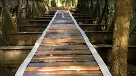 Ponte ferroviária histórica desaparece em Prados (MG) e é achada a 180 km