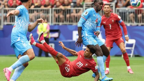 Portugal e RD Congo empatam; congoleses marcam primeiro gol em Copas