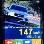 Radar flagra veículo a 147 km/h durante operação na PR-323, na região de Maringá