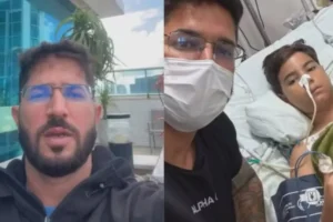 'Risco de infecção ainda é alto', diz pai de menino atacado por tubarão em PE