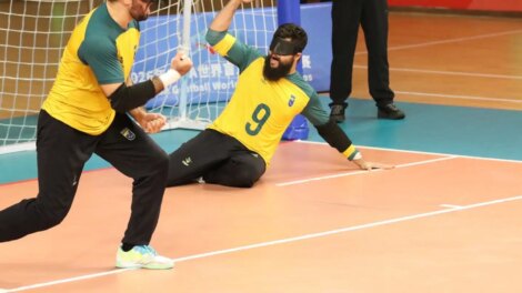 Seleção brasileira masculina vai à semifinal do Mundial de goalball