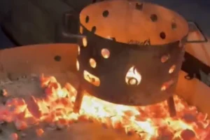Tornado atrapalha churrasco na concentração da Argentina