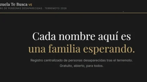 "Venezuela te busca". Criados sites para encontrar vítimas do terremoto