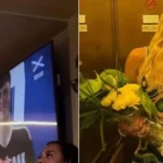 Virginia curte camarote com a mãe de Vini Jr. e mostra flores