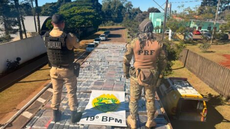 Caminhão carregava quase 3 toneladas de maconha em Cascavel