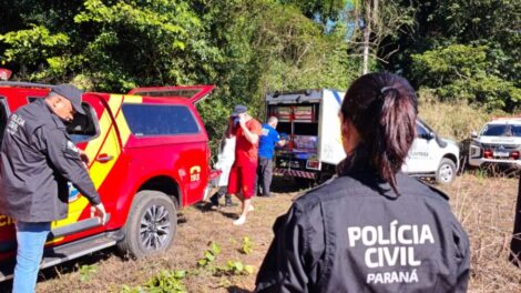 Corpo localizado na região de Porto Tigre pode ser de idosa desaparecida