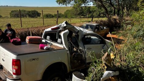 Criança de 4 anos morre, após acidente na PR-317, próximo a Santa Fé