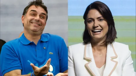 Flávio Bolsonaro faz apelo por apoio de Michelle e volta a pedir desculpas